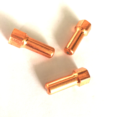 Gold-Esab-Plasmaschneiden-Fackel zerteilt Düse und Elektrode des Plasma-Pt100