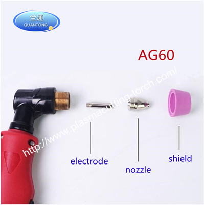 Fackel des Plasmaschneiden-AG60 zerteilt Elektroden-Düsen-und Schild-Verbrauchsmaterialien